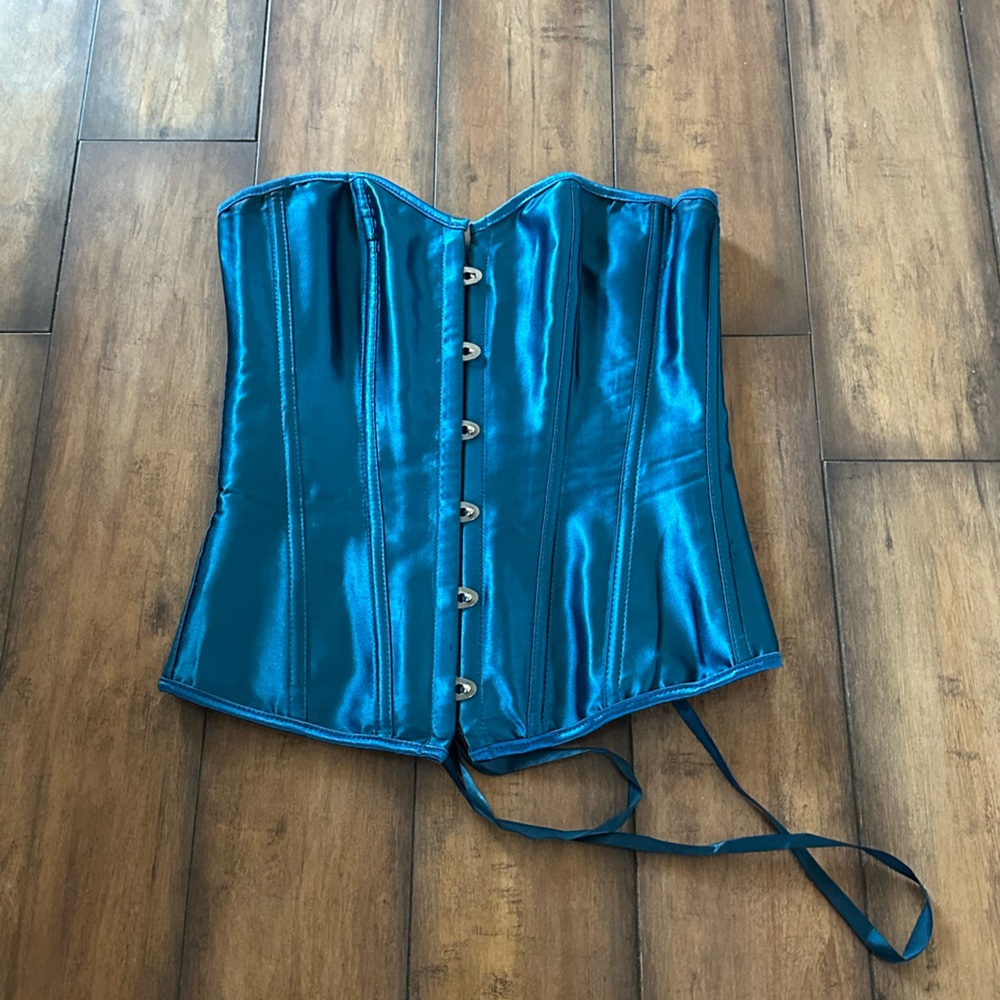 Vibrant Blue Corset Top